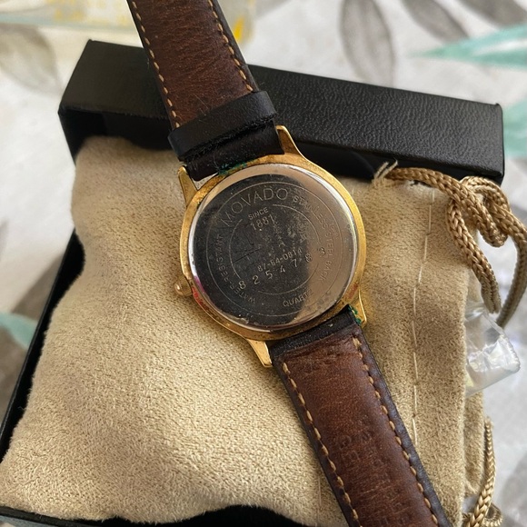 Movado Modern Watch- Black Museum with Flat Dot- Black Calfskin Strap